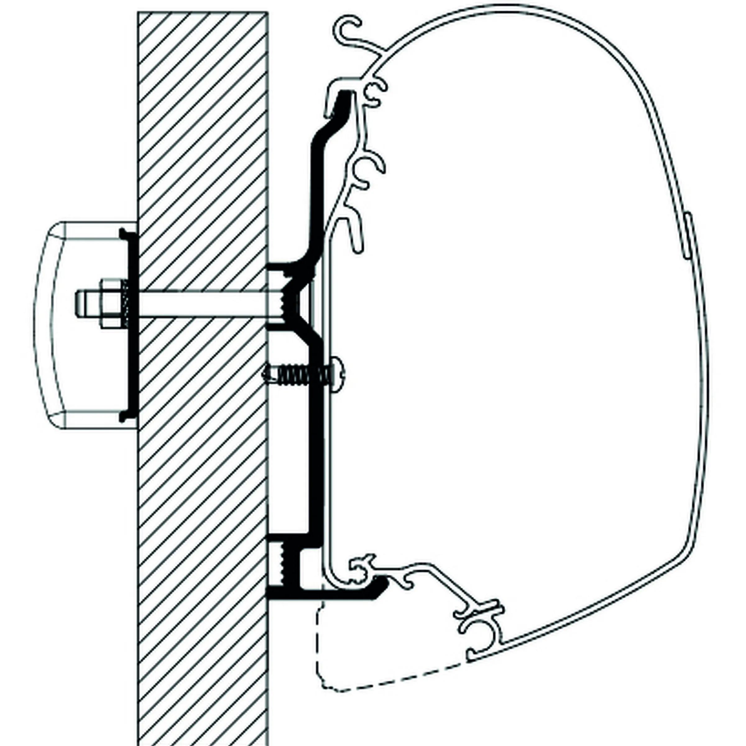 Adaptateur de stores Burstner Standard après 2017