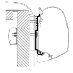 Adaptateur de stores Carado Sunlight (Set)