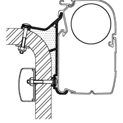 Adaptateur de stores Hymer Van/ B2