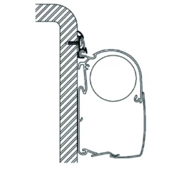 Adaptateur de stores profil de luxe 6 m