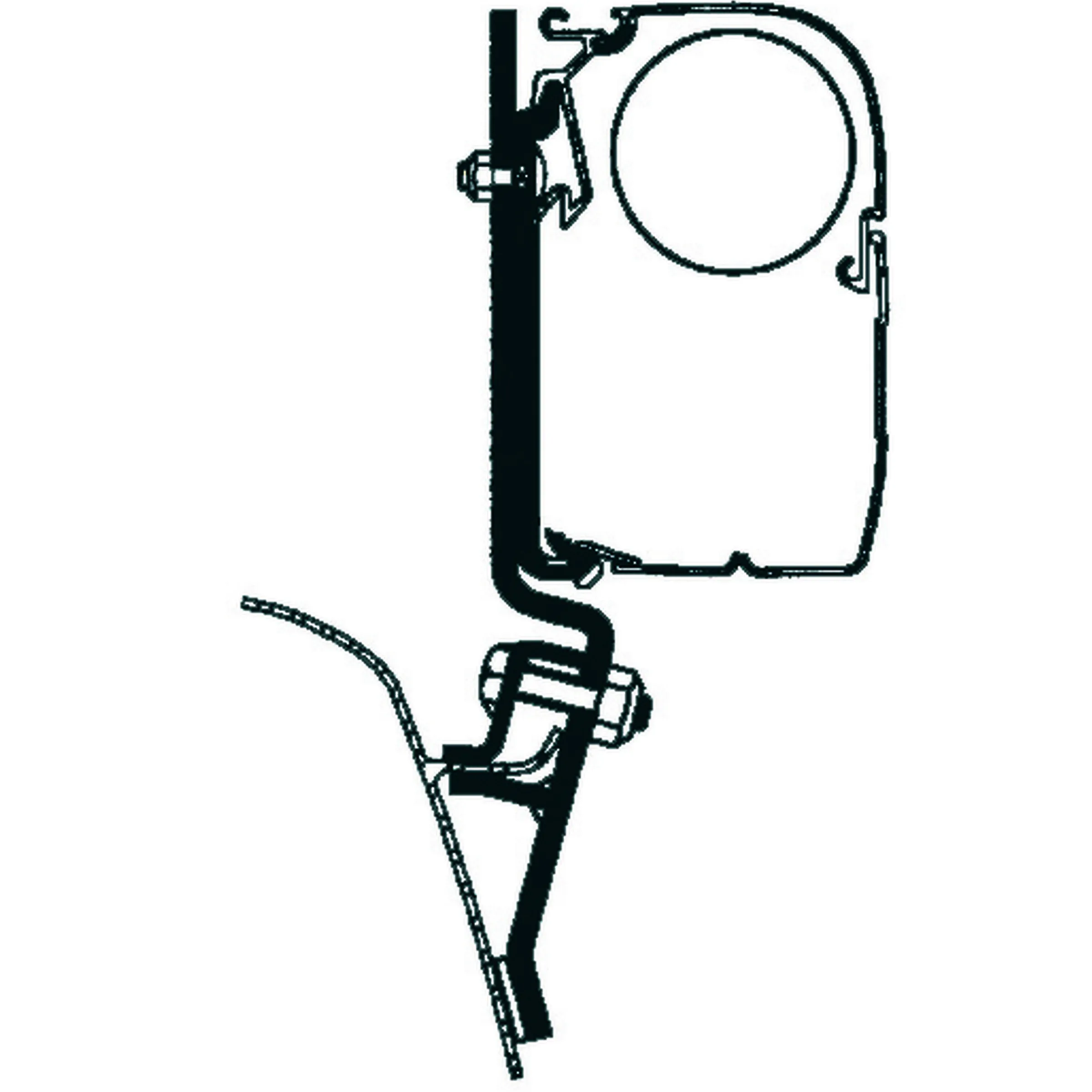 Adaptateur de stores Volkswagen T2 et T3