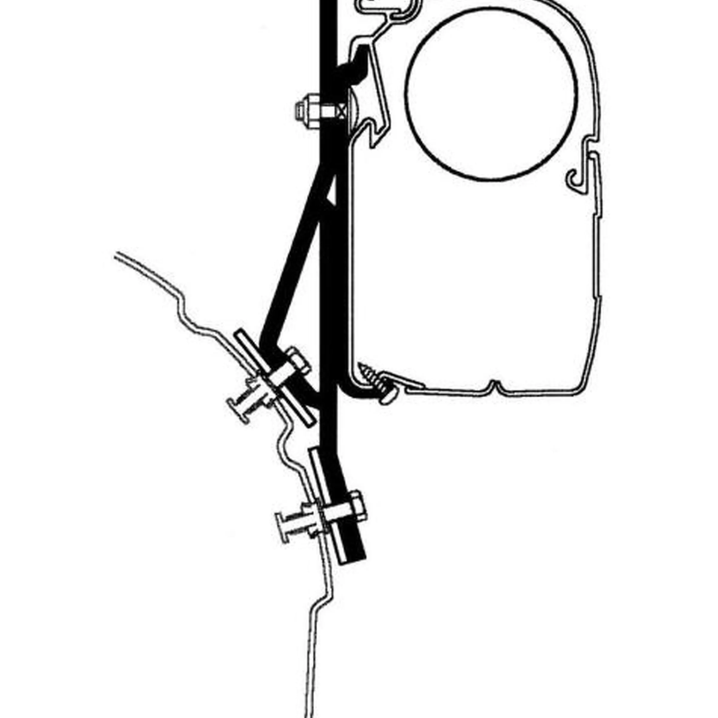 Adaptateur de stores Volkswagen T4
