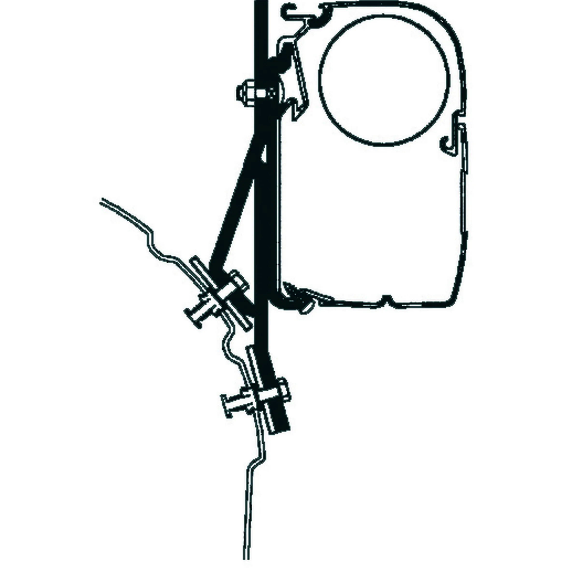 Adaptateur de stores Volkswagen T4