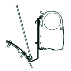 Adaptateur de stores VW T4 toit surélevé