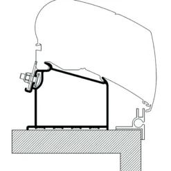 Adaptateur de toit Caravane Adria