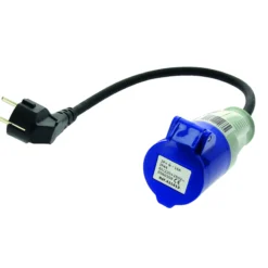 Adaptateur femelle CEE P17 / mâle Schuko