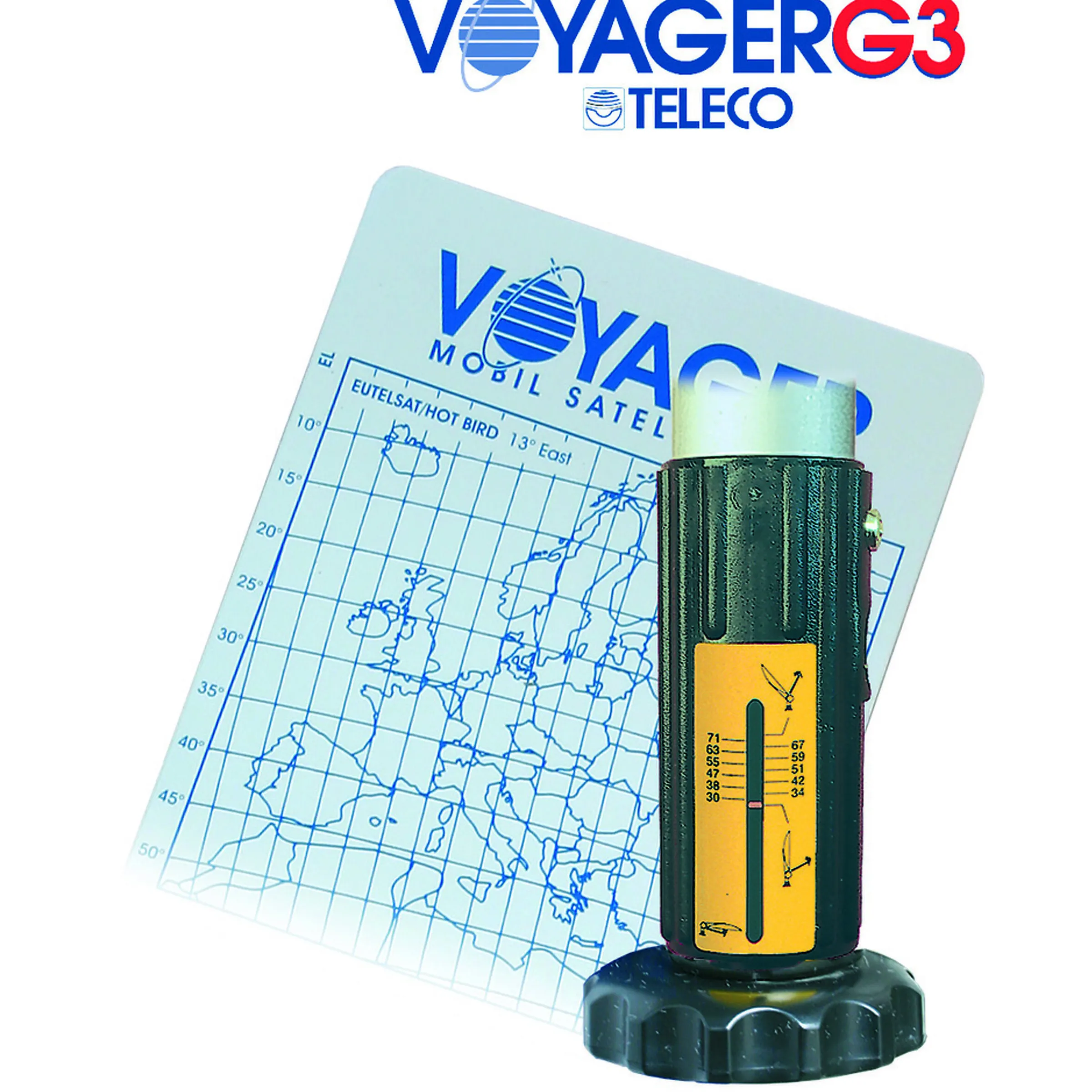 Antenne satellite manuelle Voyager G3 seule