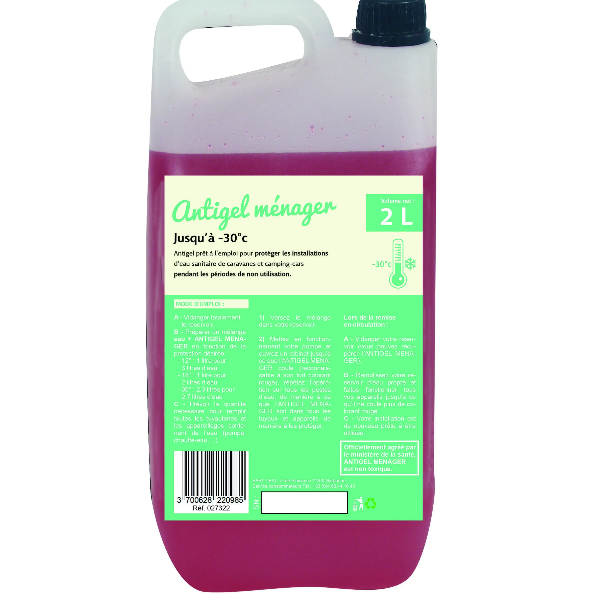Antigel ménager