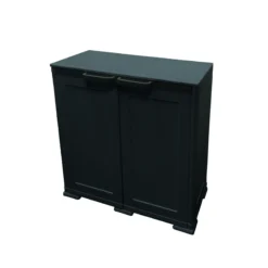 Armoire de rangement double avec portes