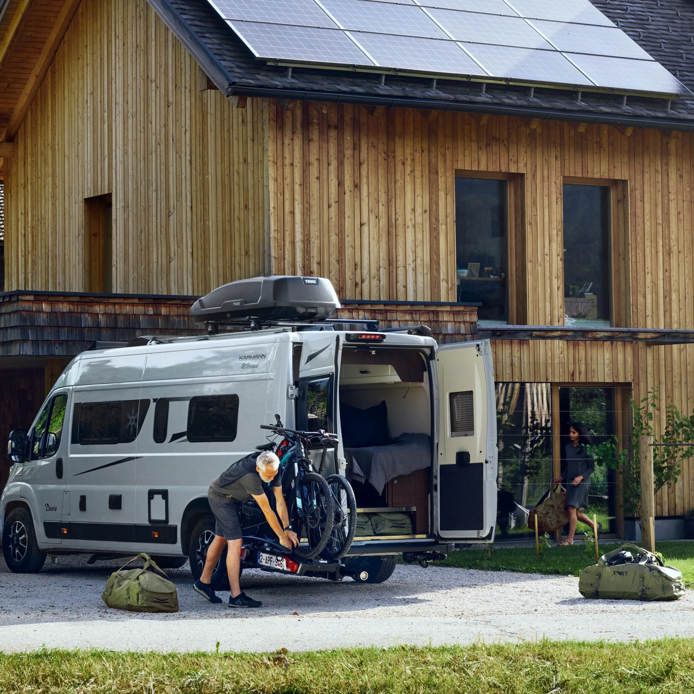Attelage pivotant Veloswing pour porte-vélos