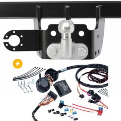 Attelage pour fourgon + Faisceau Jaeger 13 broches pour Fiat Séries 8 et 9