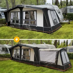 Auvent complet gonflable MALIA AIR Profondeur 240 Taille 16 + Annexe pour auvent gonflable de caravane Malia Air