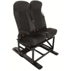 Banquette fixe RAM03 sans accoudoirs avec ISOFIX