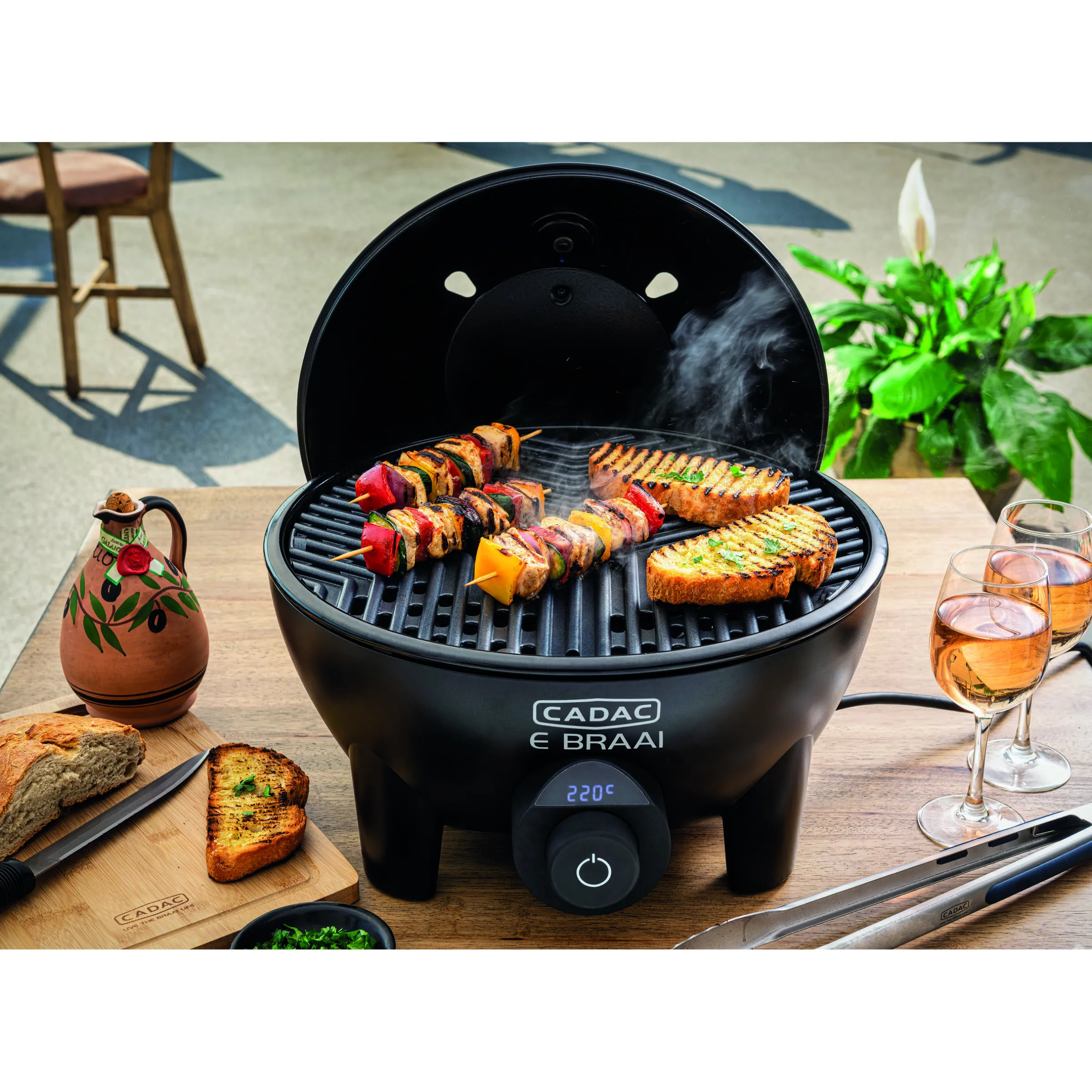 Barbecue de table électrique E-Braai noir