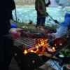 Barbecue nomade et pliable