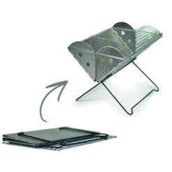 Barbecue nomade et pliable