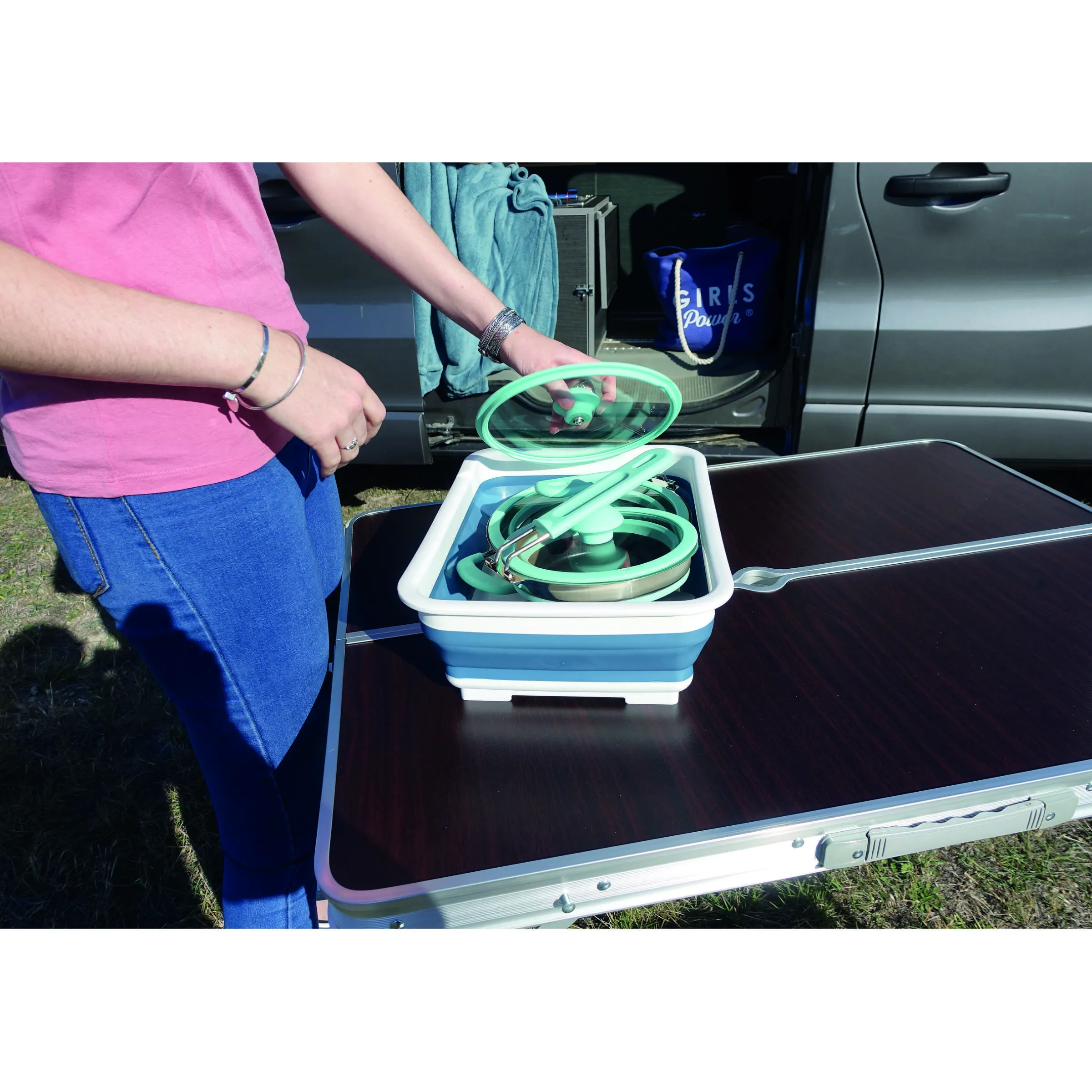 Bassine rétractable