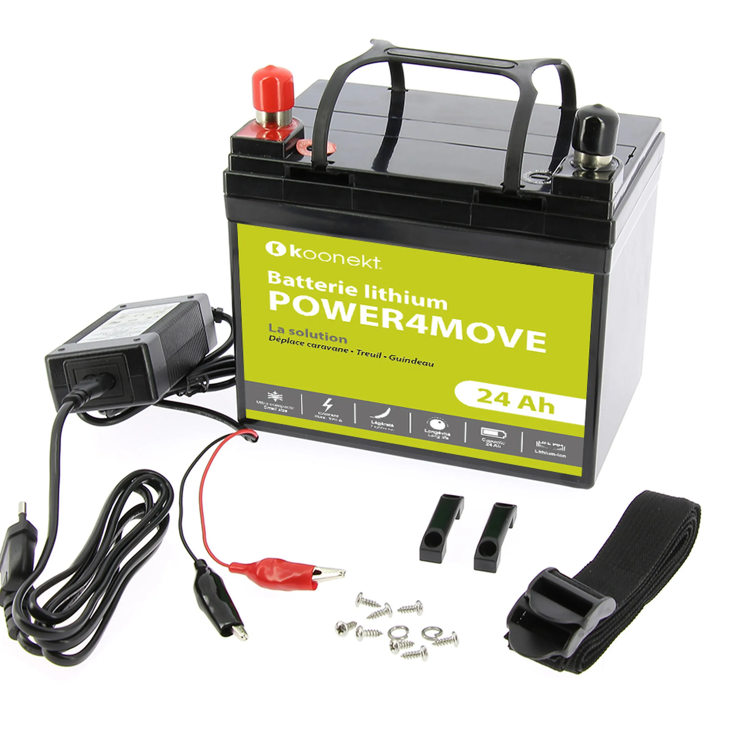 Batterie Lithium Power4Move 24Ah