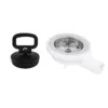 Bonde 90° en acier inoxydable avec bouchon