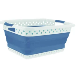 Corbeille à linge rétractable
