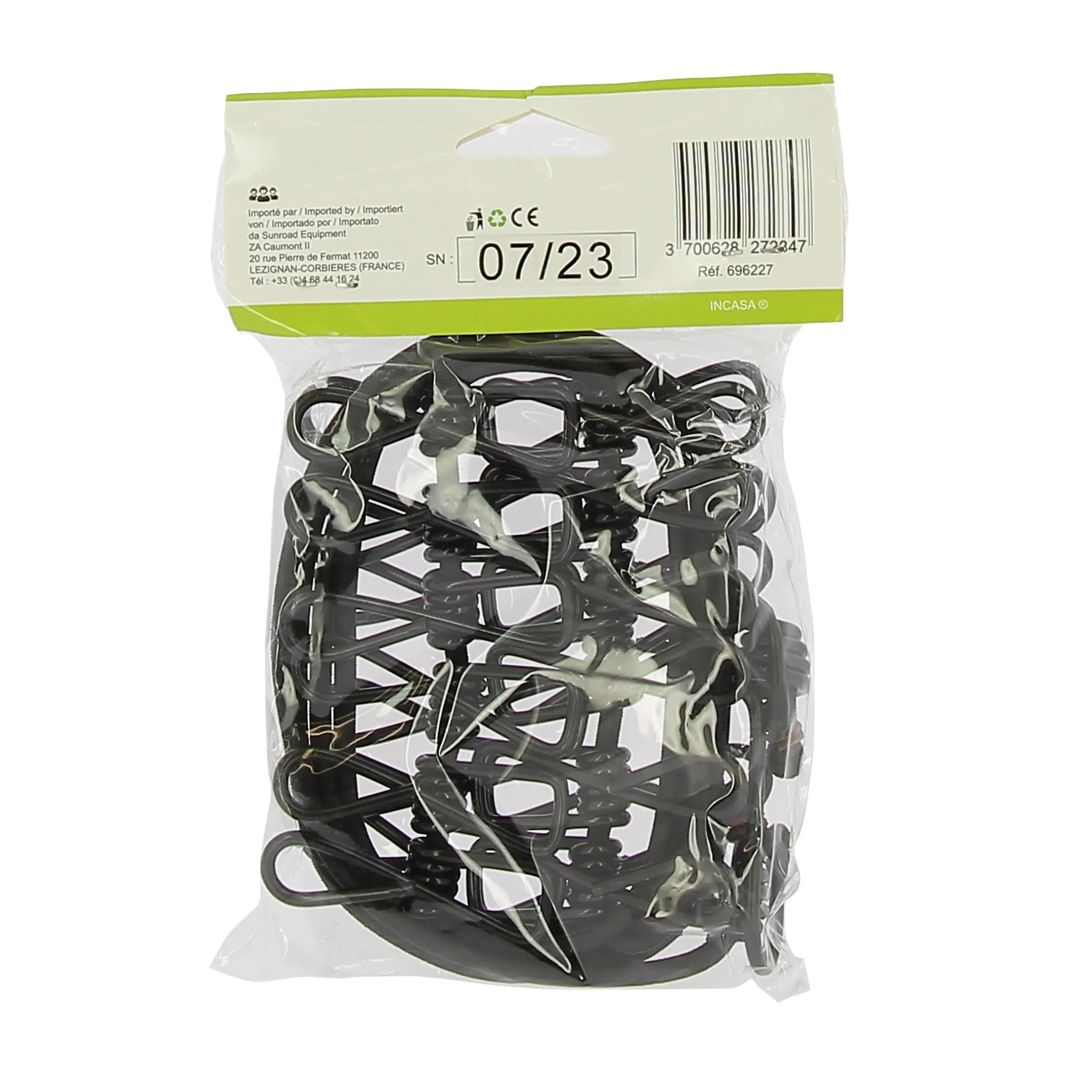 Corde à linge avec 12 pinces