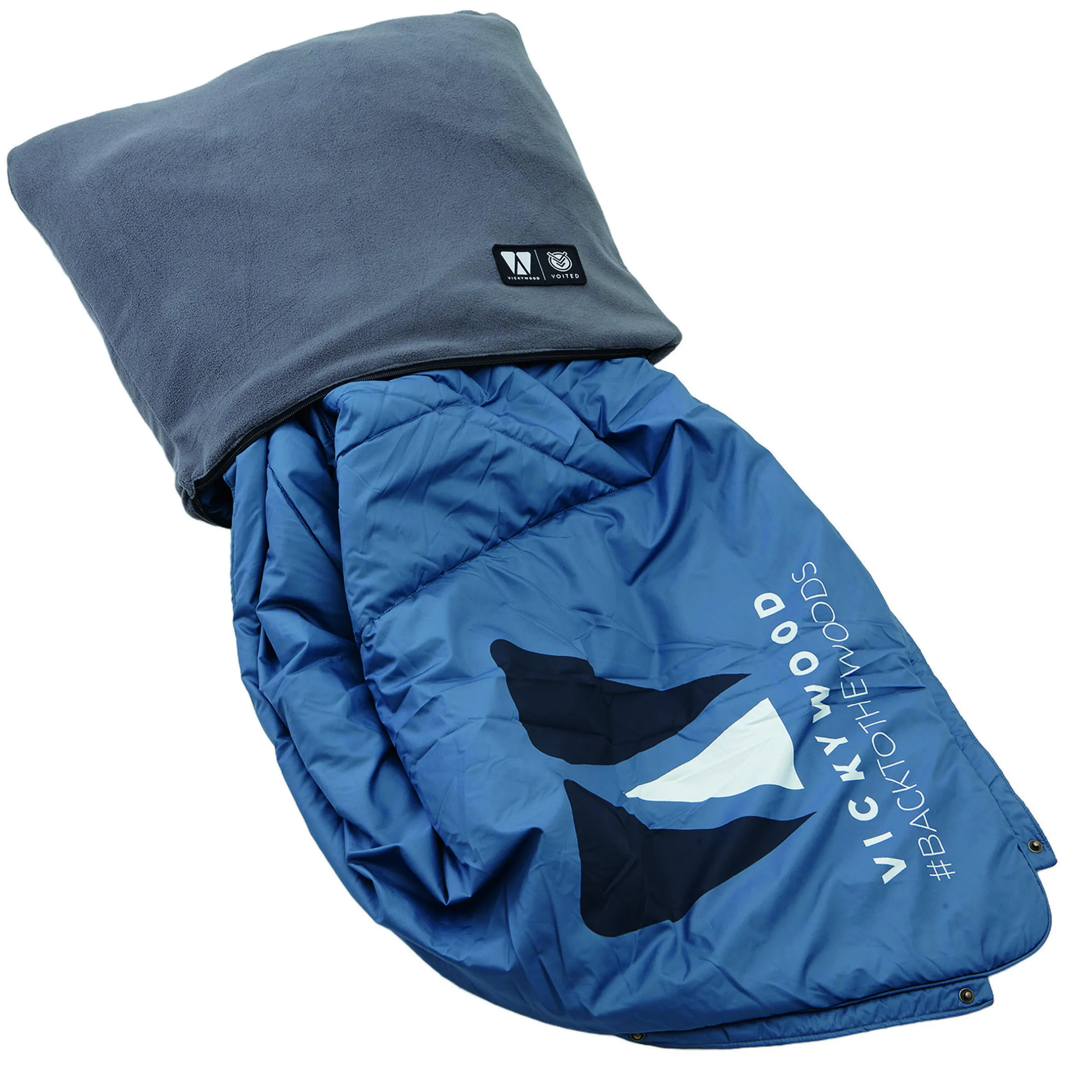 Couverture polaire Mountain Blue