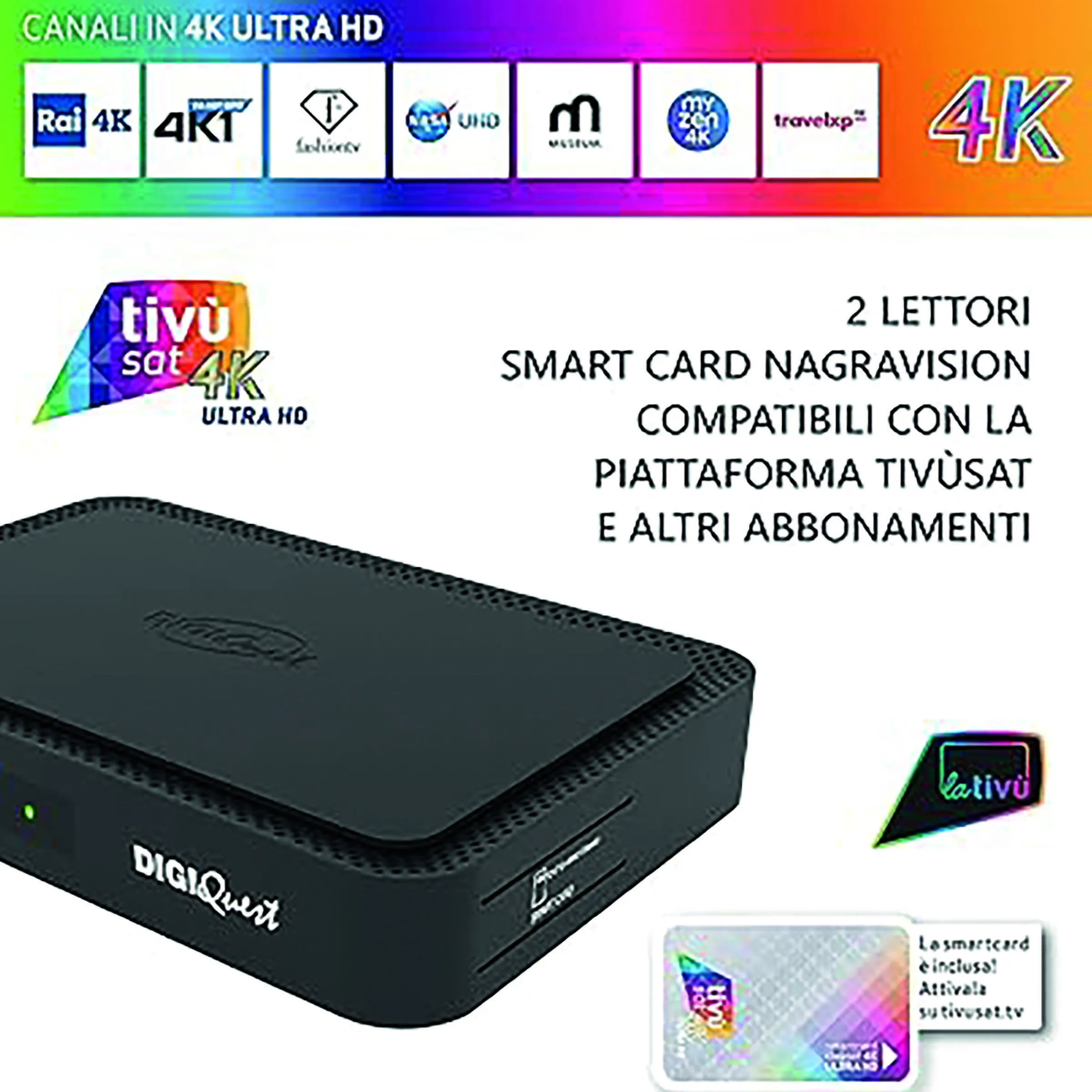 Décodeur Digiquest Combo Q90 UHD 4K