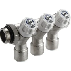 Distributeur 3 voies X 3/4 BSP CYL. 15 mm PUSHFIT