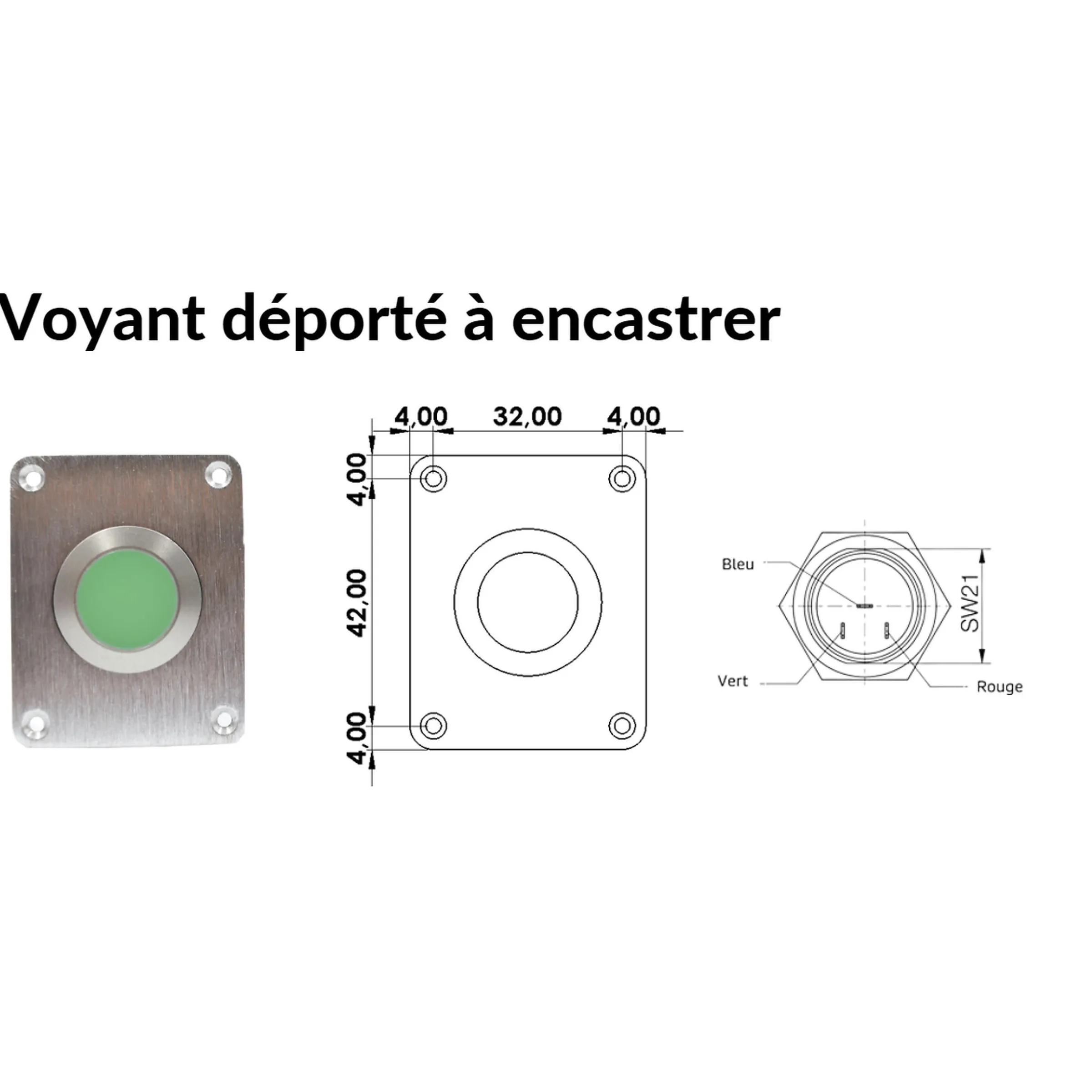 Déport visuel pour purificateur d'eau Oji Van