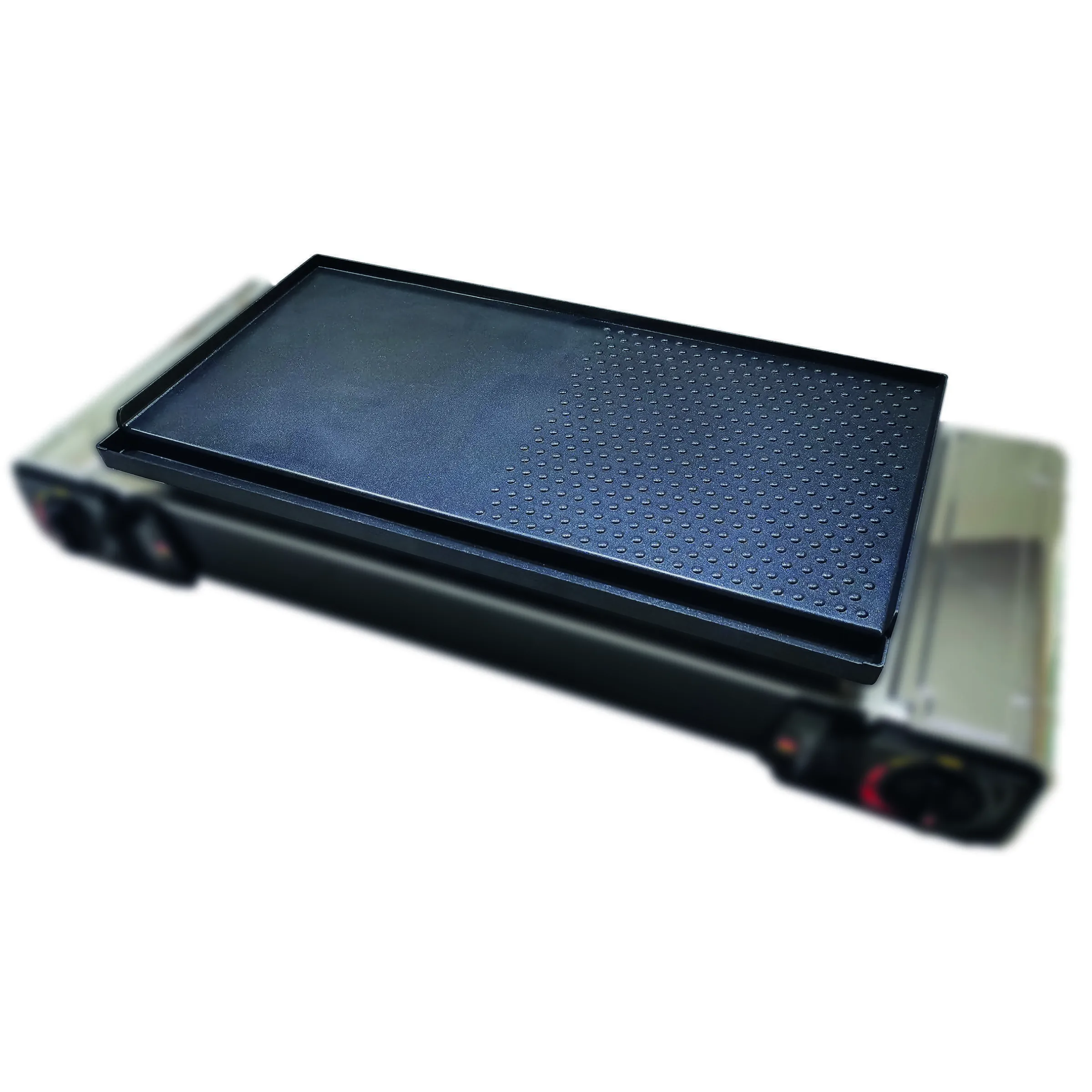 Duo plancha grill pour réchaud à gaz