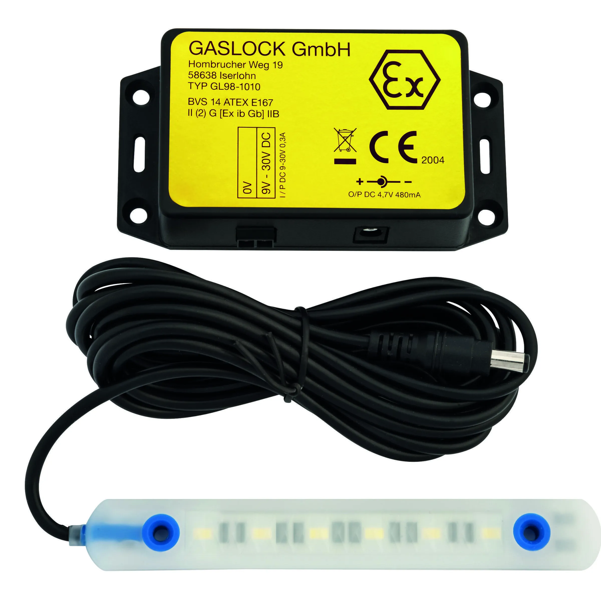 Eclairage à Leds pour coffre à gaz