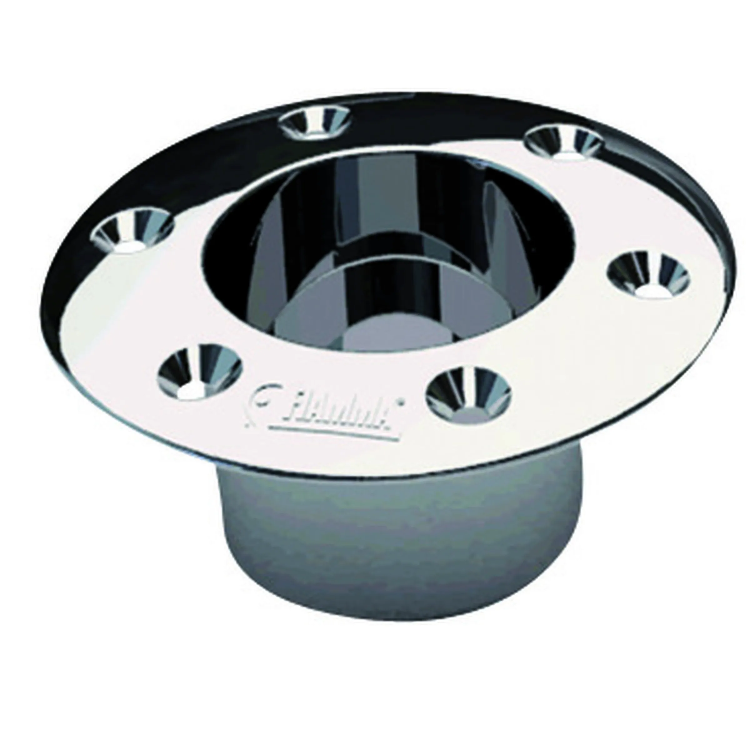 Embase aluminium encastrée