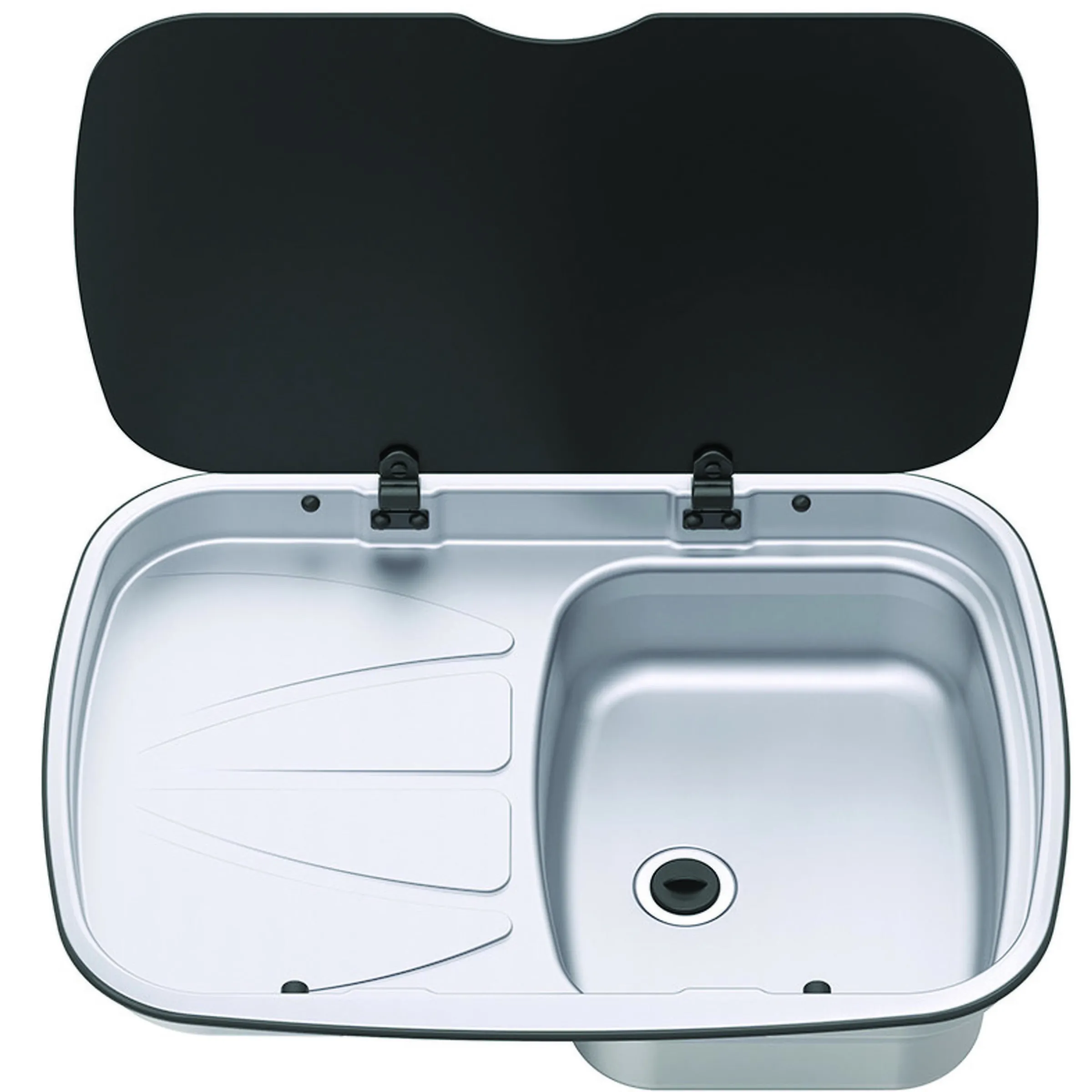 Evier couvercle Argent Sink