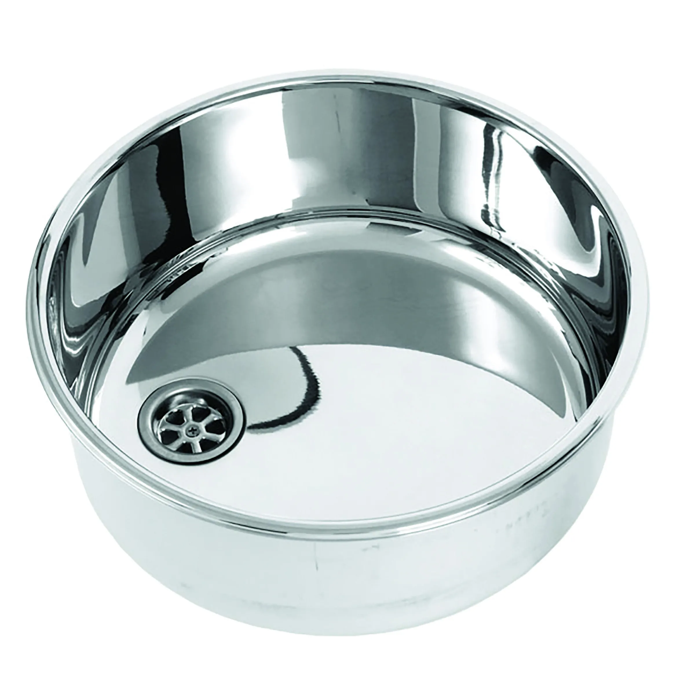 Evier cylindrique en acier inoxydable
