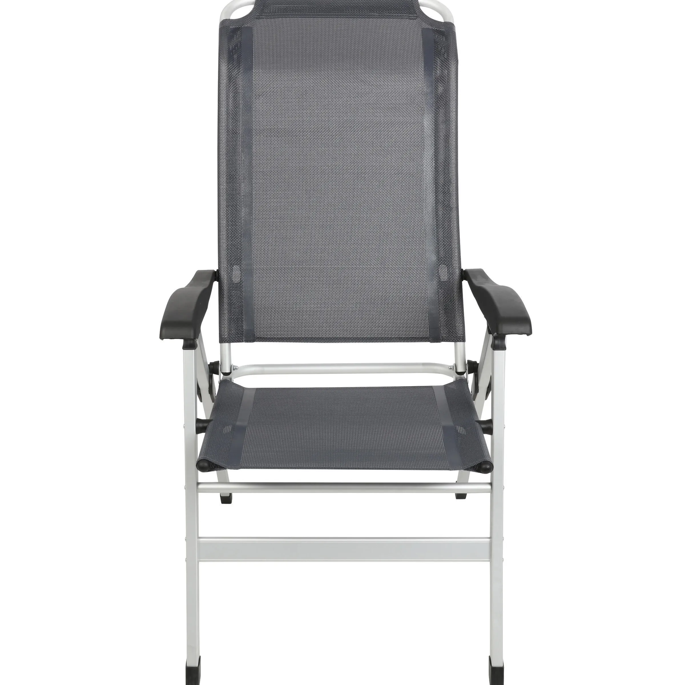 Fauteuil aluminium Confort Maxi Gris navy