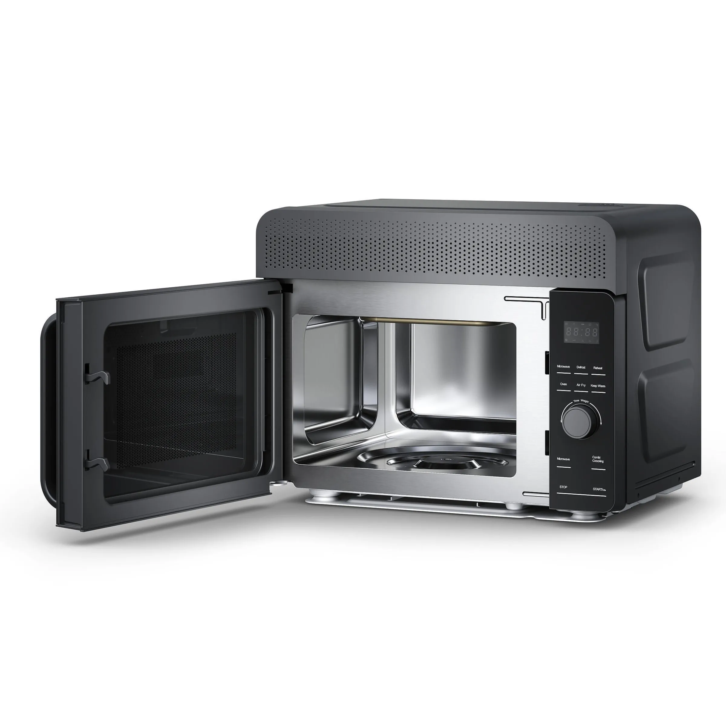 Four multifonction 3-en-1 20L avec Air Fryer, micro-ondes et gril intégré - 240 volts