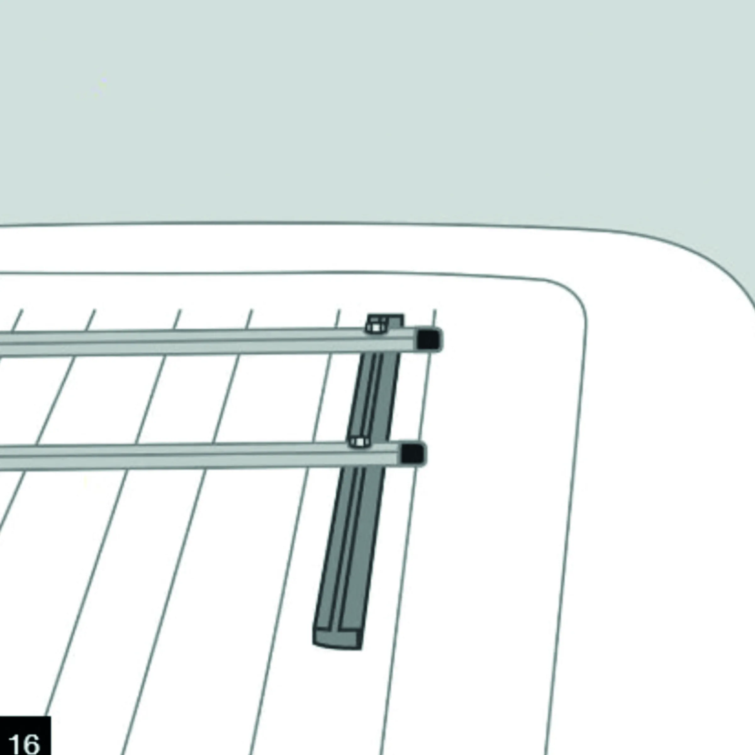 Galerie pour tente de toit Maggiolina Extrem Small