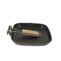 Grill avec poignée pliante