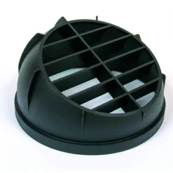 Grille d’air semi-circulaire Ø 90 mm