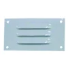 Grille d'aération en aluminium laqué blanc
