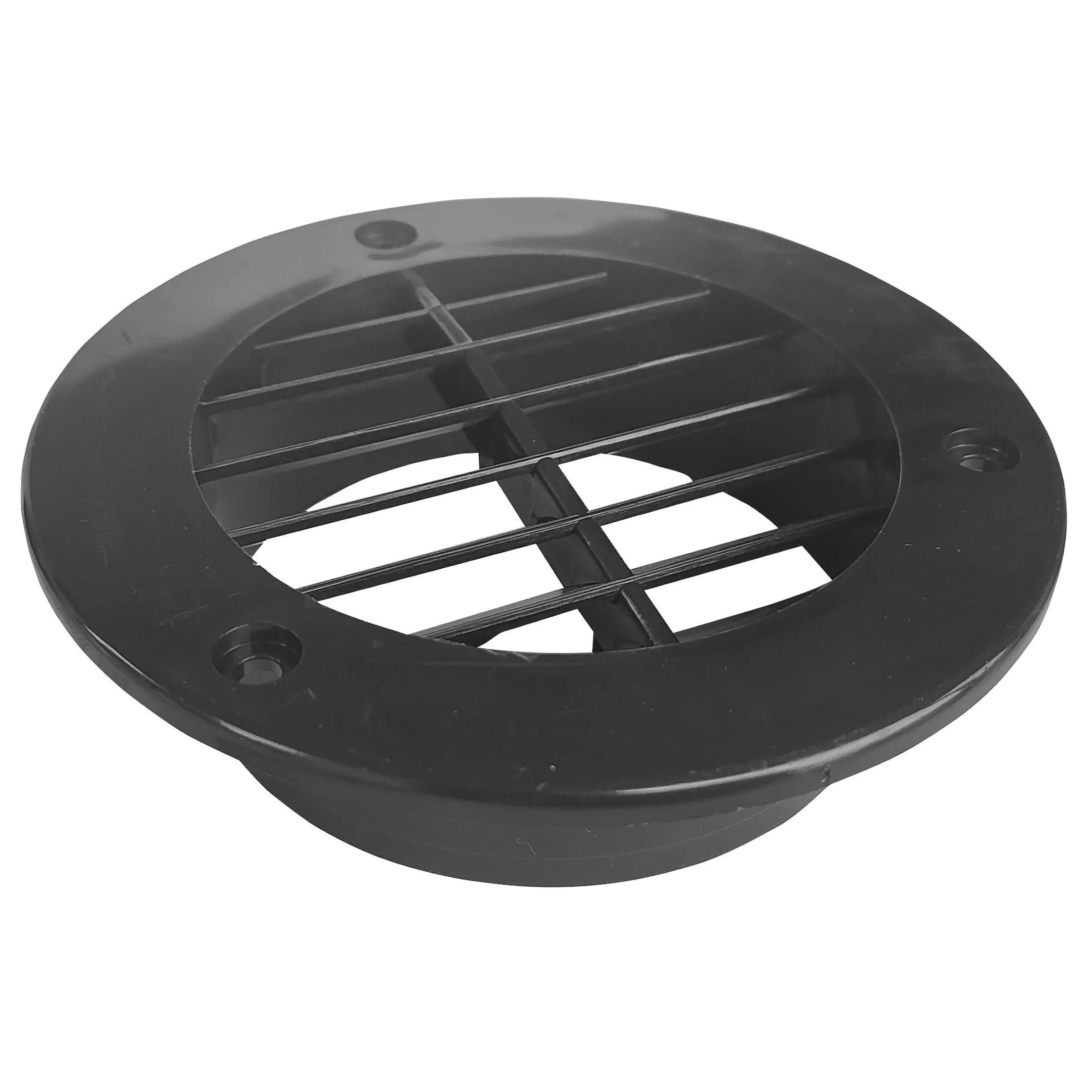 Grille d'aération noir pour meuble Dia.110mm