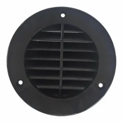 Grille d'aération noir pour meuble Dia.110mm