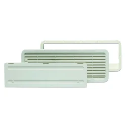 Grille obturable basse avec cache L200 pour frigo de camping-car