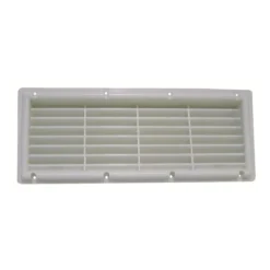 Grilles à encastrer plastique avec moustiquaire
