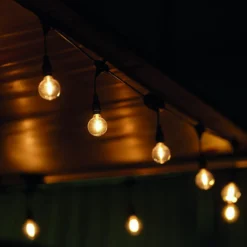 Guirlande lumineuse pour patio 8 mètres avec haut-parleurs