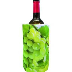 Housse réfrigérante motif raisins blancs
