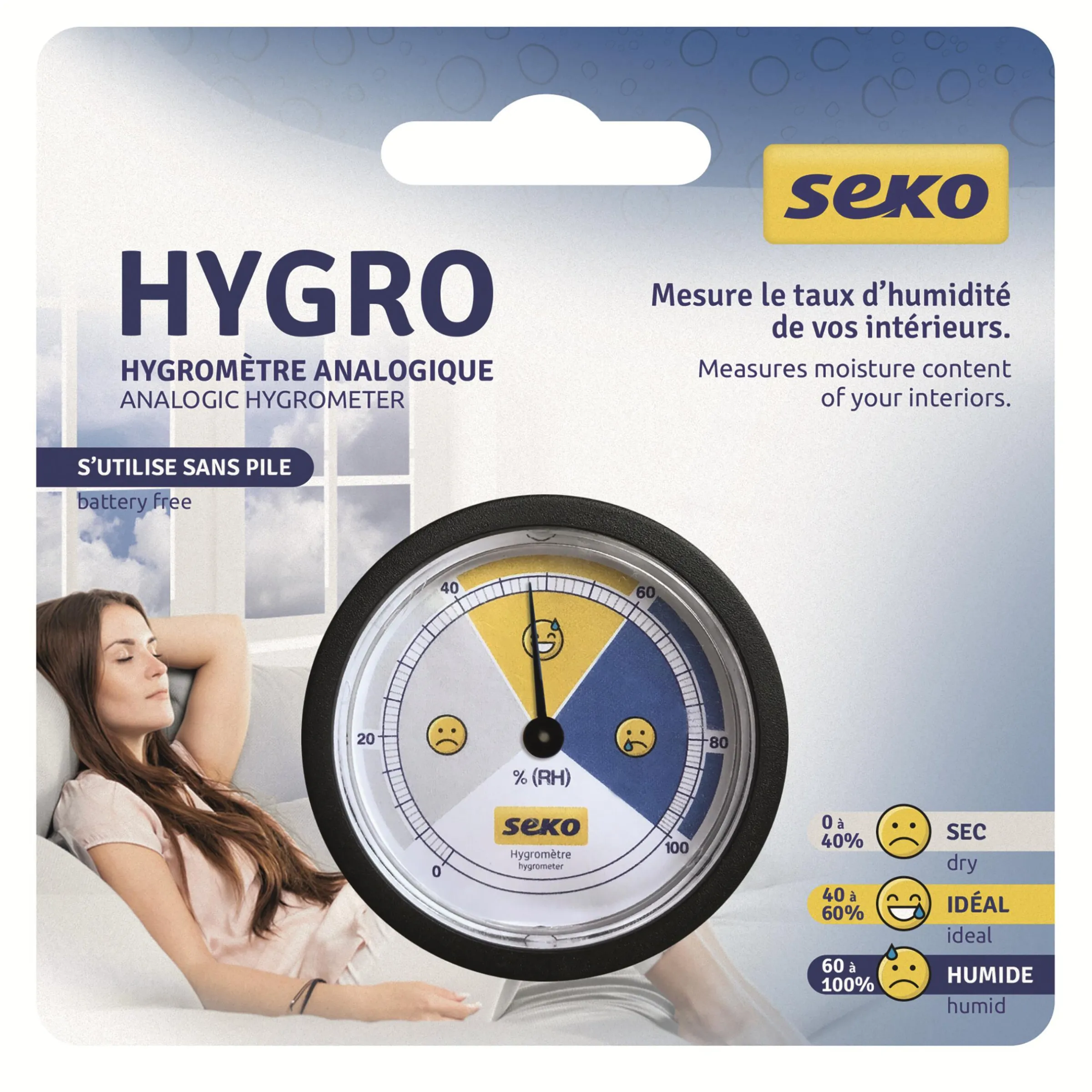Hygromètre analogique
