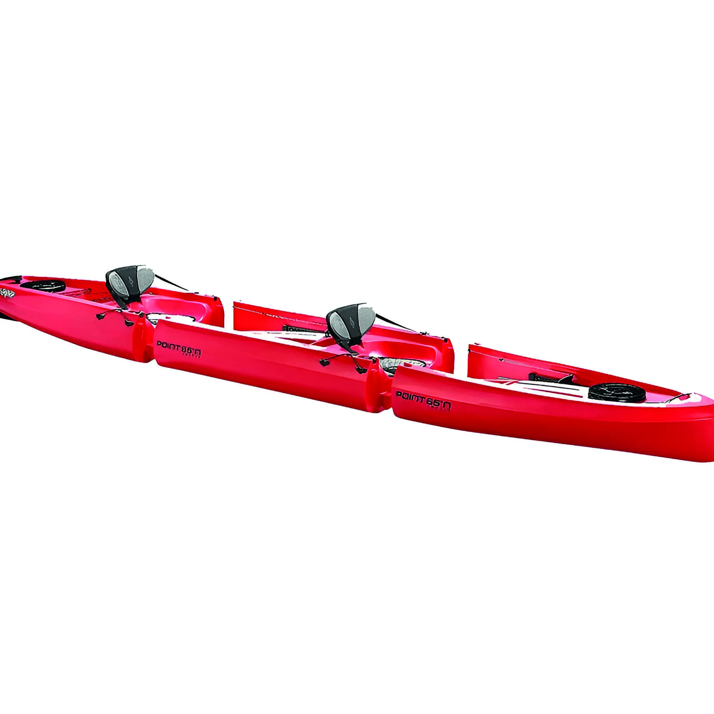 Kayak duo siège modulable rouge