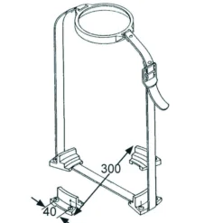 Kit de fixation avec sangle