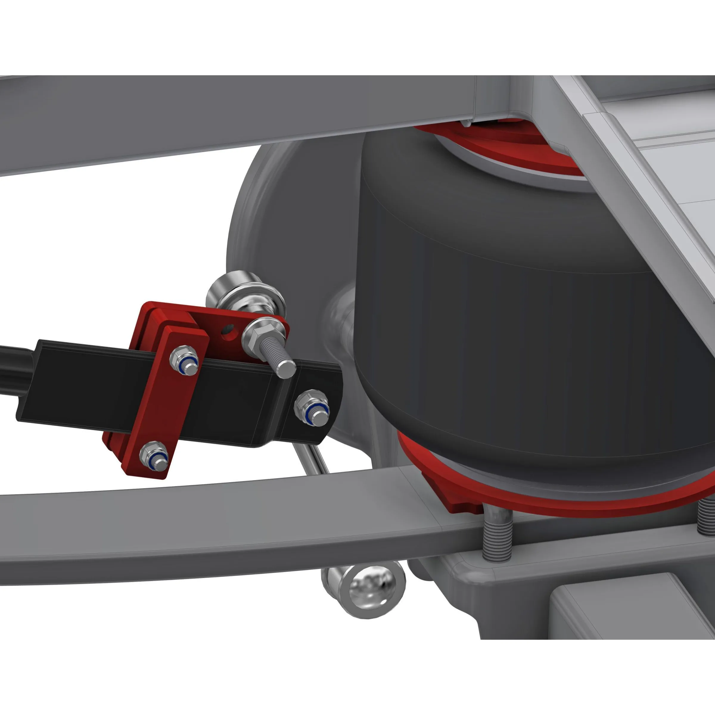Kit de platines d'adaptation pour suspensions pneumatiques